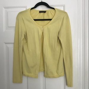 Size medium yellow cardigan from The Limited